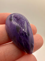 Charoite Pear Shape Cabochon Good Quality #4