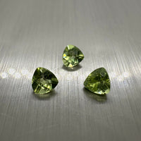 Peridot 4mm Trillion Cut