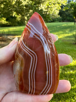 Carnelian Mixed Quartz Arrow Tower #8