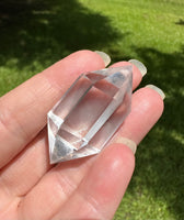 Natural Quartz Double Terminated Wand Point #12