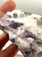 Scapolite in Marble Matrix from Pakistan Specimen