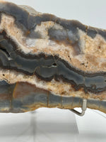 Large Polished Agate with Druzy