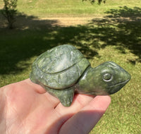 Nephrite Jade Hand Carved Turtle #6