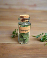 Green Jasper Chips In Bottle