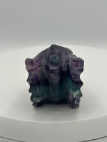 Fluorite Dragon Head Carving #12