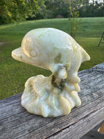 Lantian Jade Carved Dolphin #1