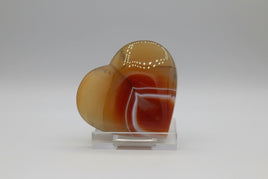 Carnelian Heart Palm Stone #8