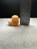 Carved Yellow Stone Duck #1