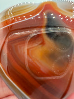 Carnelian Heart Palm Stone #10
