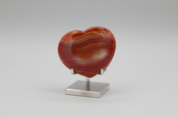 Carnelian Heart Palm Stone #12
