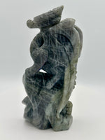 Labradorite Dragon Castle Carving