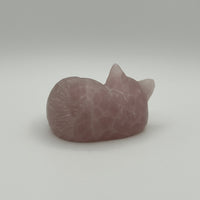 Rosé Quartz Sleeping Cat