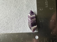 Double Terminated Chevron Amethyst Point #2