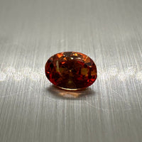 Lab Created Golden Sapphire 6x4mm Oval 0.50ct