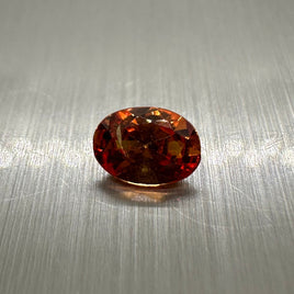 Lab Created Golden Sapphire 6x4mm Oval 0.50ct
