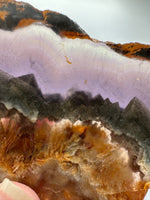 Fluorite Mixed Cube Pyrite & Acicular Slab #1