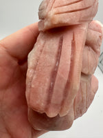 Pink Opal Bird Carving #1
