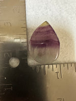 Pear Shape Candy Fluorite Cabochon #30