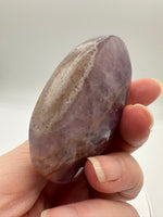 Amethyst Mixed with Stripe Agate Palm Stone #1
