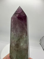 Large Fat Watermelon Fluorite Tower #2