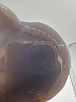 Large Amethyst Agate Heart with Stand #5