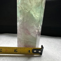 Large Fat Watermelon Fluorite Tower #2