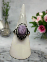 Natural Charoite Ring #1