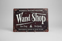 Wand Shop Novelty Tin Sign