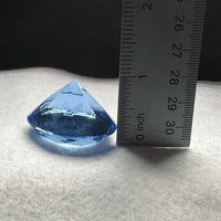 Blue Glass Gemstone Paperweight