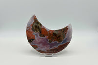 Money Agate Carved Moon #1