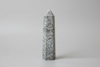 Gray Lace Agate Tower #1