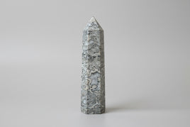Gray Lace Agate Tower #1