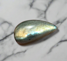 Freeform Pearshape Labradorite Cabochon 63a