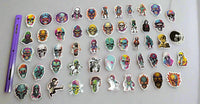 Retro Skull Stickers set of 53