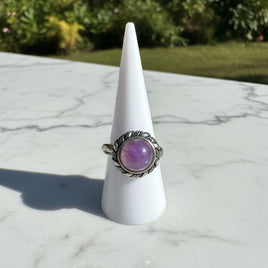 Natural Charoite Ring #29