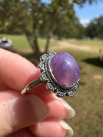Natural Charoite Ring #19