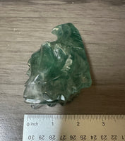 Fluorite Dragon Head Carving #2