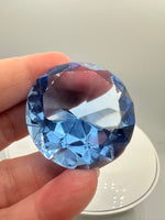 Blue Glass Gemstone Paperweight