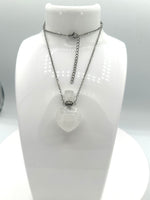 Quartz Perfume/Essential Oil Bottle Necklace