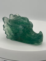 Fluorite Dragon Head Carving #2
