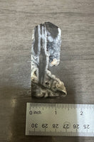 Black Chalcedony Sphalerite Obelisk Tower #4
