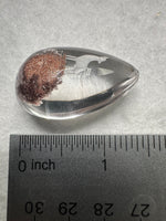 Beautiful Wolf Garden Quartz Inner Scene Carving with Rainbow #1