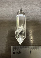 Natural Quartz Double Terminated Wand Point #20
