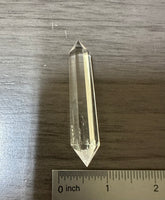 Natural Quartz Double Terminated Wand Point #15