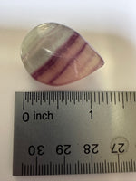 Pear Shape Candy Fluorite Cabochon #4