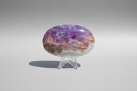 Amethyst Mixed with Stripe Agate Palm Stone #6