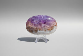 Amethyst Mixed with Stripe Agate Palm Stone #6