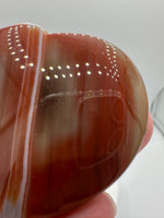 Carnelian Heart Palm Stone #4