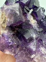 Dark Purple Fluorite Specimen – Melchor Muzquiz, Coahuila, Mexico