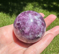 Spark Lepidolite Sphere #3